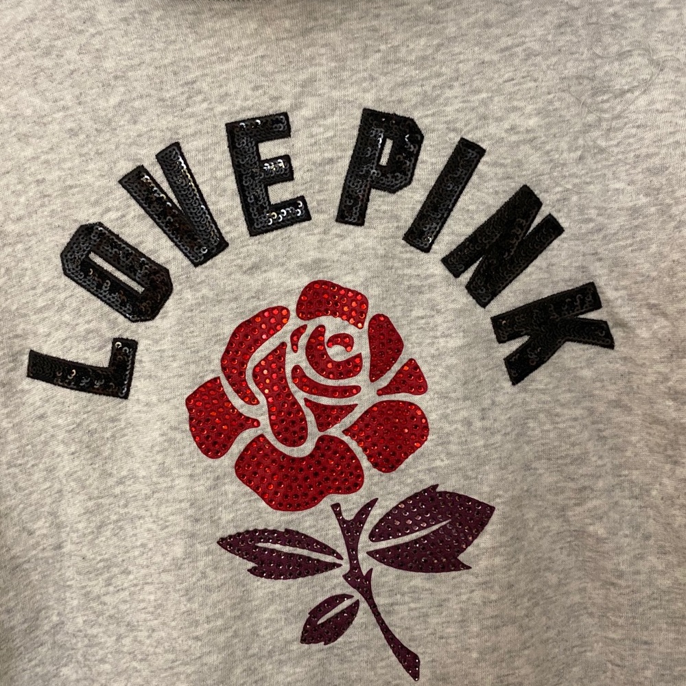 Pink hoodie with